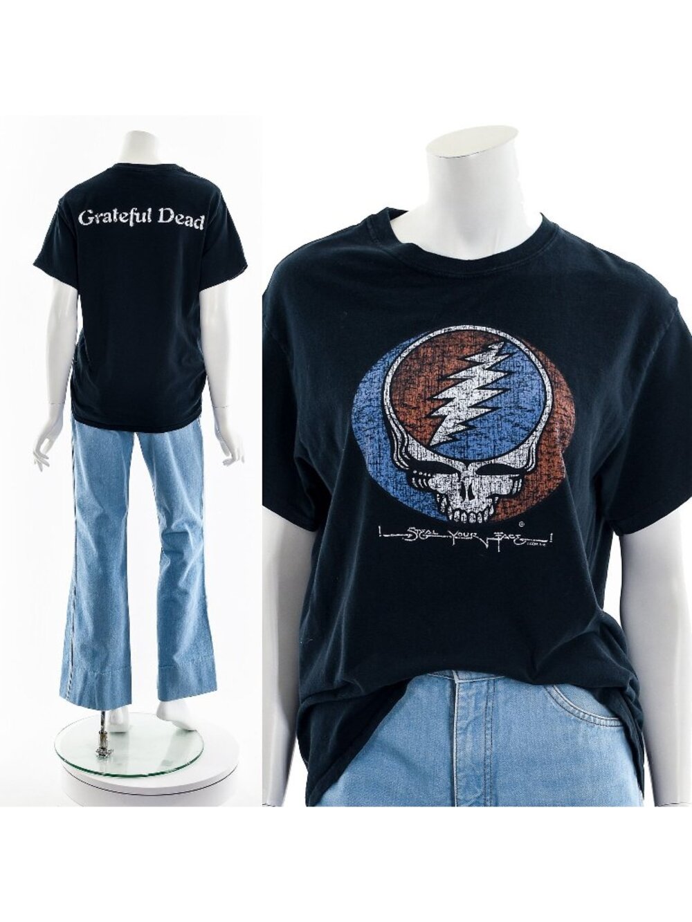 Vintage Grateful Dead Steal Your Face Tshirt